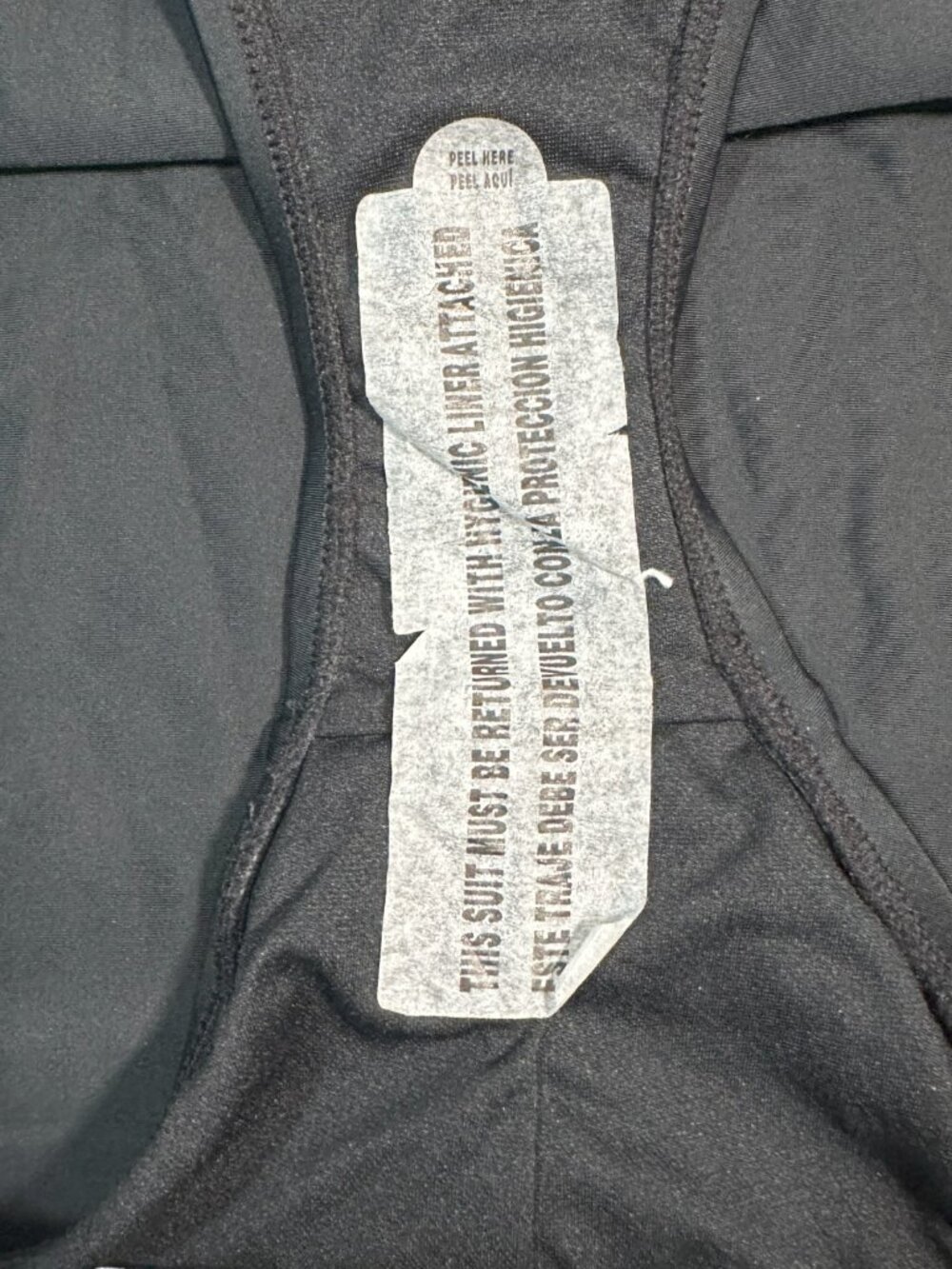 Shade & Shore High Neck One Piece Black Swimsuit. Size M (8/10). NWT - Picture 5 of 7